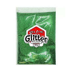 Glitter Pvc Verde Bandeira 100g 115 Honey