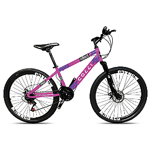 Bicicleta Mônaco Rosa Neon Aro 26 230-19D Colli