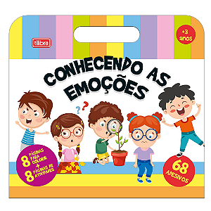 Maleta De Atividades Conhecendo As Emoções 8 Folhas Tilibra