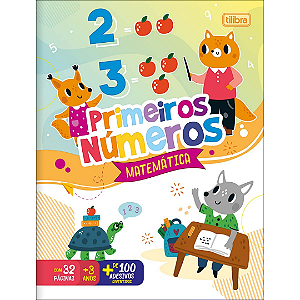 Cartilha De Matemática Atividades Primeiros Números 16 Folhas Tilibra