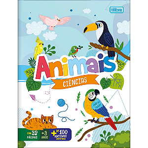 Cartilha De Atividades De Ciências Animais 16 Folhas Tilibra