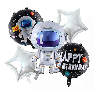 Kit Balão Metalizado Astronauta