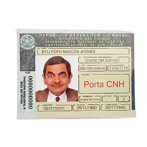 Porta Documento CNH Cristal 6,5x9cm Acp
