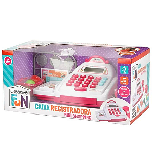 Caixa Registradora Mini Shopping Creative Fun BR1182 Multilaser