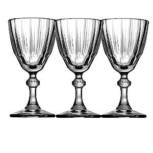 Conjunto De Taça Verona 200ml Com 3 Peças ZP04848 Zappe
