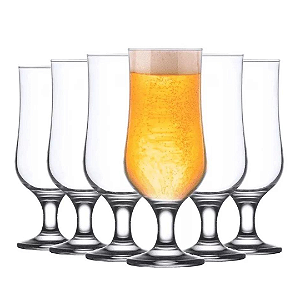 Conjunto De Taça Para Cerveja 385ml Com 6 Peça GB6K4 Zappe