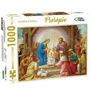 Quebra Cabeça Presépio 1000 Peças 1040 Pais E Filhos