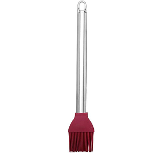 Pincel De Silicone Com Cabo Inox 25cm Tuut
