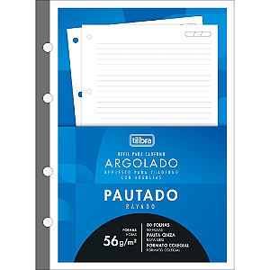 Refil Para Caderno Argolado 80 Folhas Tilibra