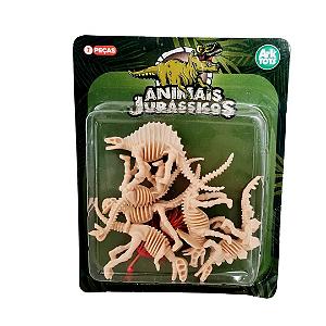 Fóssil De Dinossauro De Plástico 9cm Dark Toys