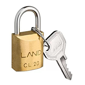 Cadeado De Latão 20mm CL20 Land