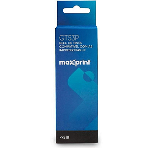 Refil De Tinta HP GT52P Preto 100ml Maxprint