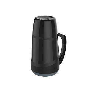 Garrafa Térmica Cristal Preta 500ml Soprano