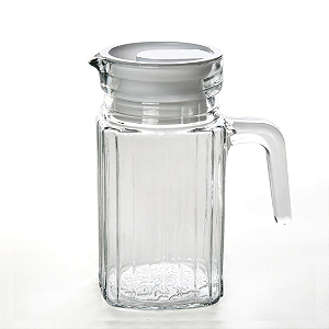 Jarra De Vidro Com Tampa De Plastico 500ml CK6373 Clink