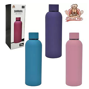 Garrafa De Inox Emborrachado Colors Fosco 770ml BC23441 Bons Cheff