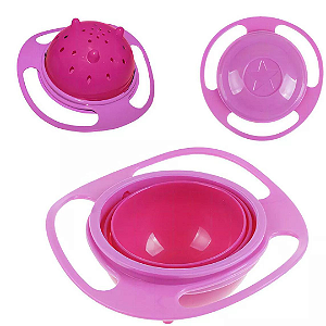 Prato Giro 360 Bowl Rosa UP6056 FX Kids Bons Cheff