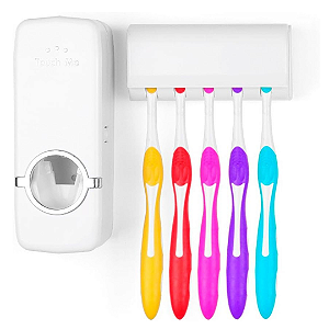 Dispenser Para Creme Dental Com Porta Escova BC23445 Bons Cheff