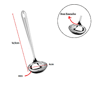 Mini Concha Inox Oriente 16,5cm SL0509 Original