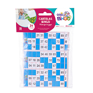 Cartela Para Bingo Com 24 Peças 105 Dika Mais
