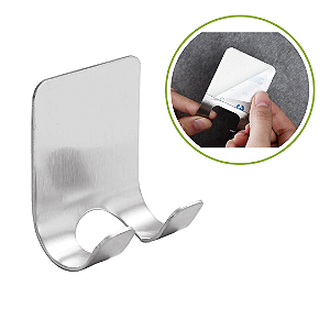 Suporte Multiuso Gancho De Inox Autoadesivo CK5261 Clink