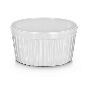 Tigela Ramequim De Plastico Branco 170ml 803/BR Plasmotta