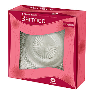 Conjunto De Prato Raso Barroco Com 6 Peças 5289 Wheaton