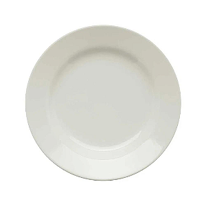 Prato Raso Branco Donna 24cm Biona