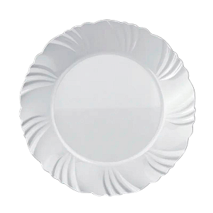 Prato Raso Opaline Petala 25,5cm Nadir