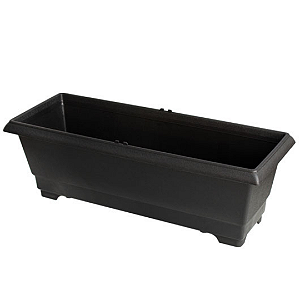 Jardineira Grande Preta 8 Litros Arqplast