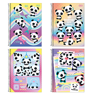 Caderno Espiral Capa Dura Lovely Friend 80 Folhas Tilibra