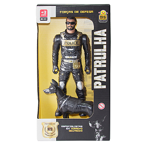 Boneco Patrulha Força De Defesa 451 Bs Toys