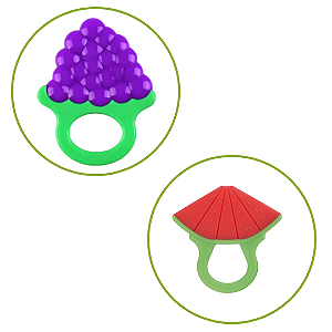 Mordedor De Silicone Frutinhas 277 Bee Toys