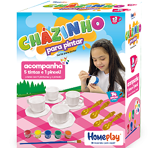 Conjunto Chazinho Para Pintar 8014 Homeplay