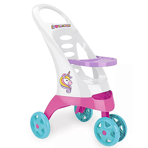 Carrinho De Boneca Unicórnio 3107 Homeplay