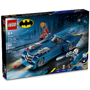 Lego Batman Com O Batmóvel Vs. Harley Quinn E Mr. Freeze 435 Peças 76274