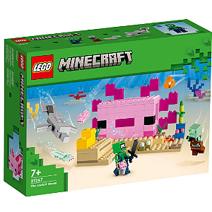 Lego Minecraft A Casa Do Axolotl  242 Peças 21247