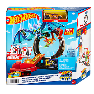 Pista Hot Wheels City Ataque Do Morcego HTN78 Mattel