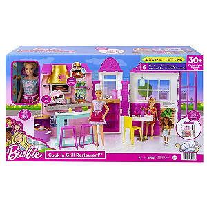 Boneca Barbie Restaurante HBB91 Mattel