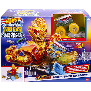 Pista Hot Wheels Monster Trucks Arena Apaga Incendio HTP39 Mattel
