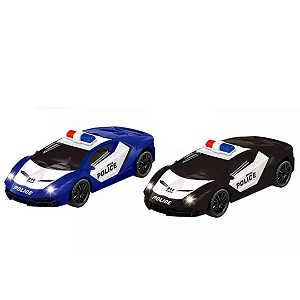 Carrinho De Controle Remoto Mega City Policia R3455 BBR