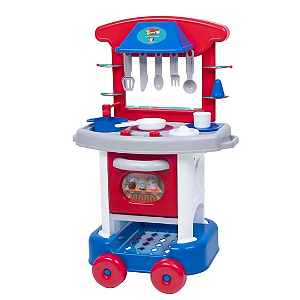 Cozinha Play Time Vermelha 2421 Cotiplás
