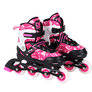 Patins Inline Ajustável M 34 Ao 37 DMR6556 Dm Toys