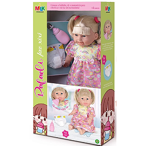 Boneca Rafaeli Faz Xixi 660 Milk Brinquedos