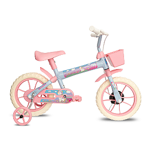 Bicicleta Paty Azul Bebê E Rosa Aro 12 10474 Verden