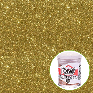 Glitter Pvc Metálico Dourado 3g 119 Honey