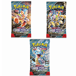 Cartinha Pokemon Escarlate E Violeta Coroa Estelar 34664 Copag