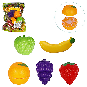 Kit Frutinha Cre Crec Com 5 Peças Art Brink