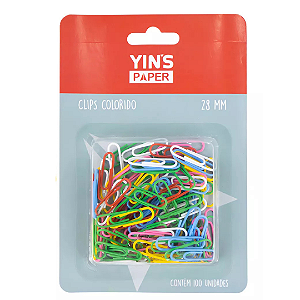 Clips Colorido N°2 Com 100 Unidades YP7118 Yins Papper