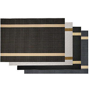 Jogo Americano Retangular De Pvc 45x30cm CA09894 Casita