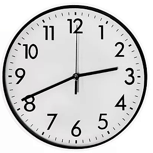 Relógio De Parede Redondo 30cm Rlg30001 Home Art